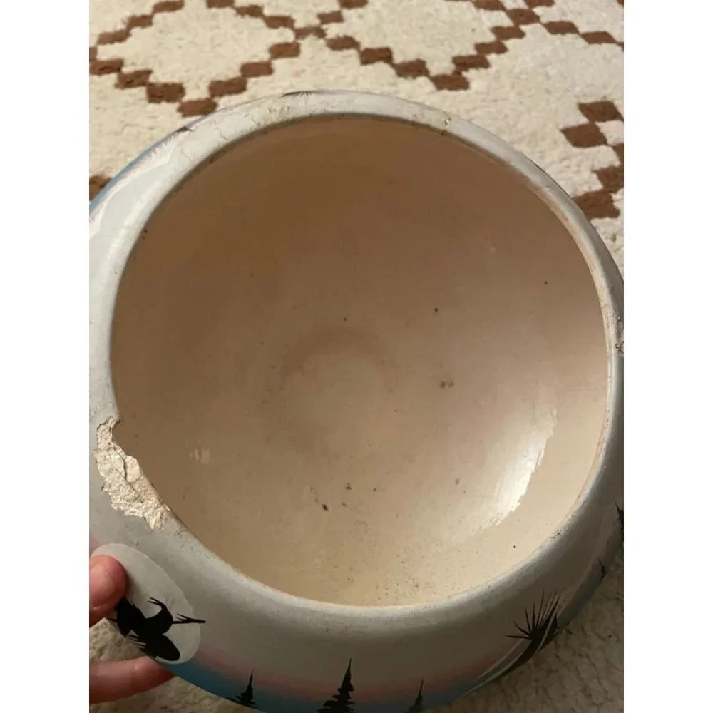 Large Vintage Tribal Ceramic Pot